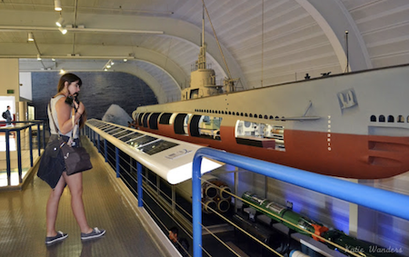 Balao Class cutaway at Sub Museum